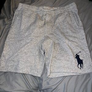 Boy’s Grey Polo Ralph Lauren Sweatshorts (Size: L/14-16)